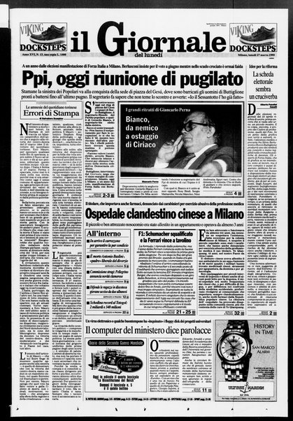 Il giornale del lunedi